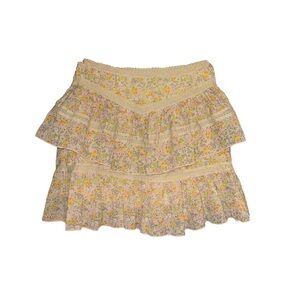 Love Sam Floral Tiered Skirt - Size S 🌸